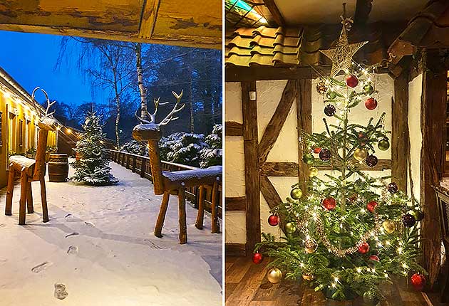 Urlaub ber Weihnachten  im Harz, Weihnachtsurlaub im Gosetal vor den Toren der Stadt Goslar zwischen Bad Harzburg, Clausthal-Zellerfeld, Seesen, Salzgitter, Braunlage und Braunschweig