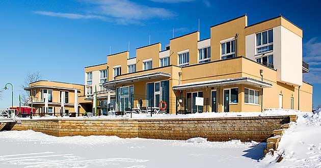 Urlaub ber Weihnachten bei Leipzig. Weihnachts-Kurzurlaub am Strmthaler See im Leipziger Neuseenland.