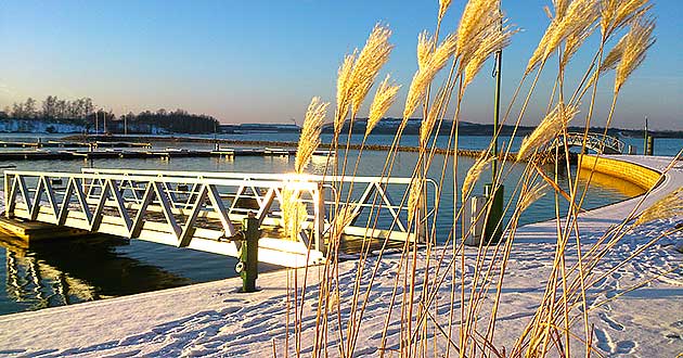 Urlaub über Weihnachten bei Leipzig. Weihnachts-Kurzurlaub am Störmthaler See im Leipziger Neuseenland.