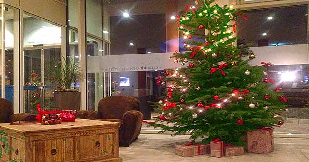 Urlaub ber Weihnachten bei Leipzig. Weihnachts-Kurzurlaub am Strmthaler See im Leipziger Neuseenland.