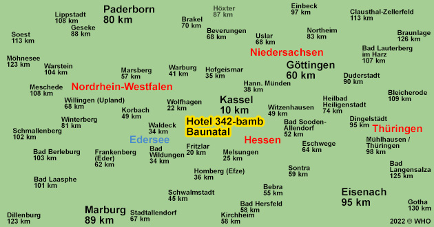 Urlaub ber Weihnachten in Nordhessen. Weihnachtskurzreise in Baunatal bei Kassel.