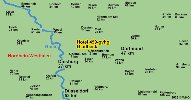 Urlaub ber Weihnachten in Gladbeck, Weihnachtsurlaub im nrdlichen Ruhrgebiet in der Nhe von Duisburg, Essen, Oberhausen, Bottrop und Gelsenkirchen