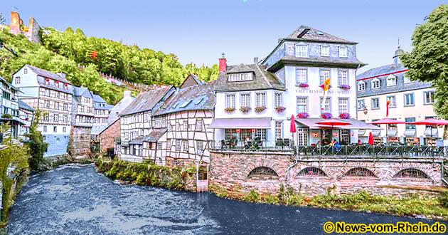 Urlaub ber Weihnachten in Monschau, Weihnachtsurlaub in der Nordeifel im Dreilndereck Deutschland  Belgien  Niederlande