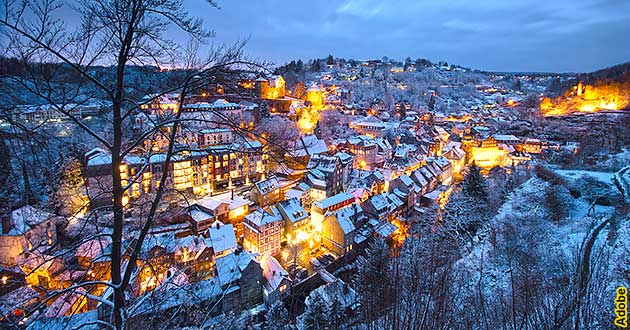 Urlaub ber Weihnachten in Monschau, Weihnachtsurlaub in der Nordeifel im Dreilndereck Deutschland  Belgien  Niederlande