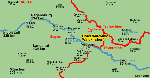 Urlaub ber Weihnachten im Naturpark Bayerischer Wald, Weihnachtsurlaub in Bayern in der Nhe von Passau an der Donau