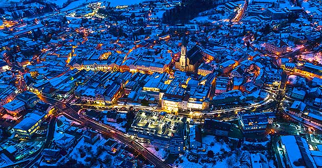 Urlaub ber Weihnachten im Naturpark Bayerischer Wald, Weihnachtsurlaub in Bayern in der Nhe von Passau an der Donau