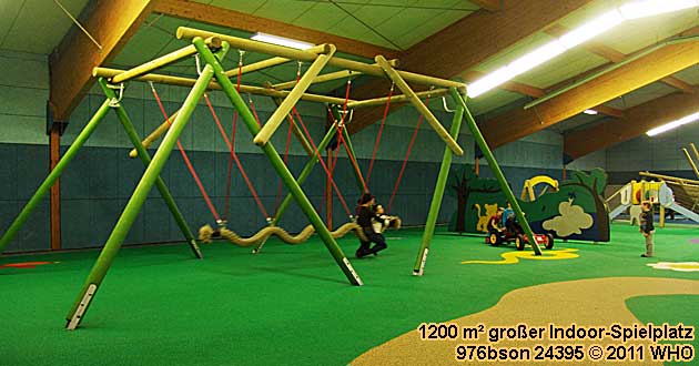 1200 m Indoor-Spielplatz beim Urlaub ber Ostern in Unterfranken. Familien-Oster-Arrangement in Bad Kissingen an Frnkischer Saale und Rhn in Franken.