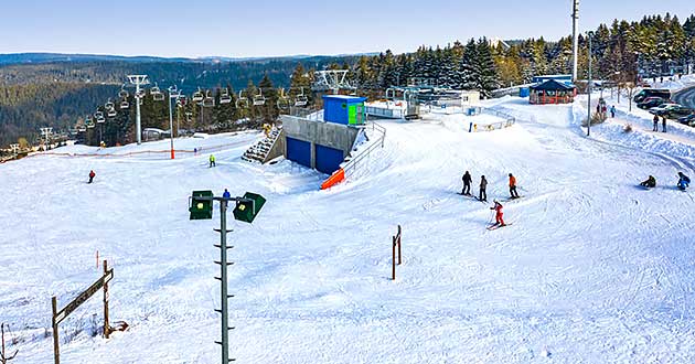 Urlaub ber Weihnachten im Thringer Wald, Weihnachtsurlaub im Wintersportort Oberhof am Rennsteig zwischen Zella-Mehlis, Ohrdruf, Suhl, Schmalkalden, Gotha, Meiningen, Bad Langensalza, Erfurt, Eisenach und Weimar