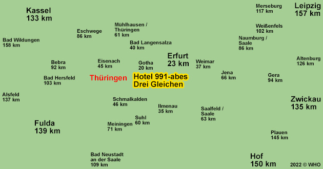 Urlaub ber Weihnachten in der thringischen Burgenlandschaft der "Drei Gleichen", Weihnachtsurlaub bei Erfurt und Gotha